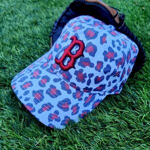 Kids Blue and Red Patterned Cap